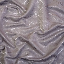 Ткань Блэкаут для штор светозатемняющая 75% &quot;Ледовое тиснение  Серый&quot;   в Луховицах