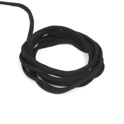 Шнур для одежды 4,5 мм, цвет Чёрный (на отрез)  в Луховицах