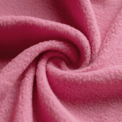 Флис Односторонний 130 гр/м2, цвет Розовый (на отрез)  в Луховицах