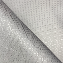 Ткань Оксфорд 300D PU Рип-Стоп СОТЫ, цвет Светло-Серый (на отрез)  в Луховицах