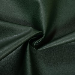 Эко кожа (Искусственная кожа) (Ширина 138см, цвет Темно-Зеленый (на отрез) в Луховицах