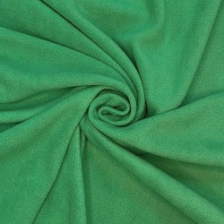 Ткань Флис Односторонний 130 гр/м2 (Ширина 150см), цвет Зелёный (на отрез) в Луховицах