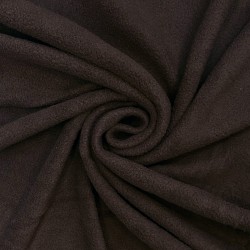 Ткань Флис Односторонний 180 гр/м2 (Ширина 150см), цвет Коричневый (на отрез) в Луховицах