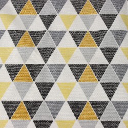 Интерьерная ткань Дак (DUCK) (ширина 1,8м), принт &quot;Малые Треугольники&quot; (на отрез) в Луховицах