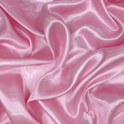 Ткань Атлас-сатин (Ширина 150см), цвет Розовый (на отрез) в Луховицах
