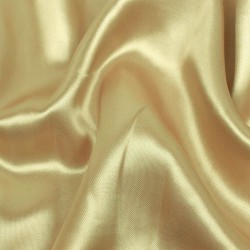 Ткань Атлас-сатин (Ширина 150см), цвет Золотой (на отрез) в Луховицах
