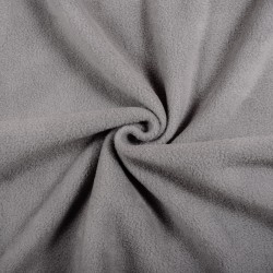 Ткань Флис Двусторонний 300 гр/м2 цвет Серый (0,7х1,5м)  в Луховицах