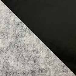 Ткань для чехлов на уличную мебель 260 г/м2 (Ширина 180см), цвет Чёрный (на отрез) в Луховицах