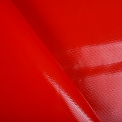 Ткань ПВХ 450 гр/м2, Красный (на отрез)  в Луховицах