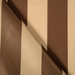 Ткань Oxford 300D PU (Ширина 1,48м), Бежево-Коричневая полоса (на отрез) в Луховицах